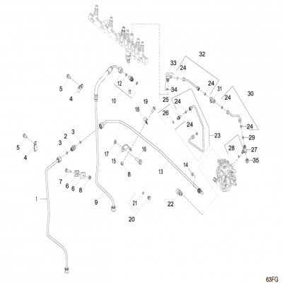 Group 63: Low Pressure Fuel Line, continued  第63組：低壓燃油管路，&amp;amp;amp;amp;amp;ldquo;GM93289,&amp;amp;amp;amp;amp;rdquo;&amp;amp;amp;amp;amp;ldquo;GM93285,&amp;amp;amp;amp;amp;rdquo;&am