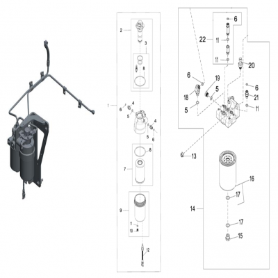 Group 81: Primary Fuel Filter, continued Variation 81BN, 81D2 Optional Agency Approval Installed Items. See Accessories Section for additional parts. 組81：燃油初級濾清器，續(xù)變81BN，81D2可選機構(gòu)批準安裝項目。有關(guān)其他部件，請參見附件一節(jié)。&